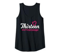 Femme Treize #Officialteenager 13e Anniversaire Fille 13 Ans Débardeur