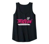 Femme Treize #Officialteenager 13e Anniversaire Fille 13 Ans Débardeur