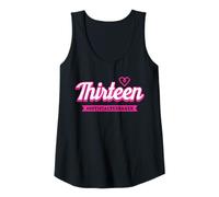 Femme Treize #Officialteenager 13e Anniversaire Fille 13 Ans Débardeur