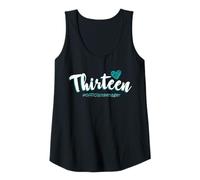 Femme Treize #Officialteenager 13e Anniversaire Fille 13 Ans Débardeur