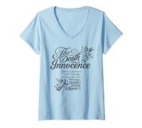 Femme Trendy Apparel The Death of Innocence Grace is Not Given T-Shirt avec Col en V
