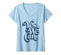 Femme Trendy Apparel Women's History Month Yes Wey Can T-Shirt avec Col en V