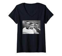 Femme Trio Comique Harry Enfield, Paul Whitehouse et Charlie Higson T-Shirt avec Col en V