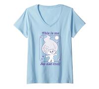 Femme Trolls C'est Moi Au-Nat-Troll Sun Fun T-Shirt avec Col en V