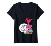 Femme Trolls Joy in A Basket T-Shirt avec Col en V