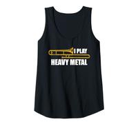 Femme Trombone I Play Heavy Metal Trombone Débardeur