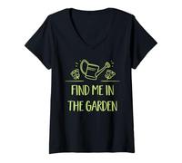 Femme Trouvez-Moi dans Le Jardin T-Shirt avec Col en V