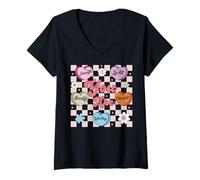 Femme Tu ES Assez aimé, Fort, Capable, Digne T-Shirt avec Col en V