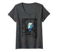 Femme Tu ES ma Kryptonite, Mon Mari d'une Autre planète T-Shirt avec Col en V