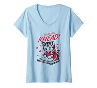 Femme Tu ES Tout ce Que Je pétris, Chaton Mignon et drôle de la T-Shirt avec Col en V