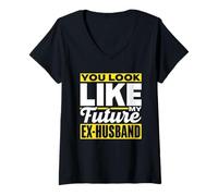Femme Tu Ressembles À Mon Futur Ex-Mari Femme Divorce Ex-Épouse T-Shirt avec Col en V