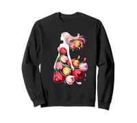 Femme Tulipes Fleur Robe Botanique Tulipe Fleurs Femmes Sweatshirt
