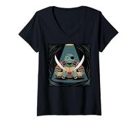 Femme Turtles Sea The Ultimate Deadlifter Gym T-Shirt avec Col en V