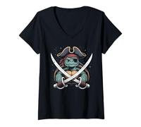 Femme Turtles Sea The Ultimate Deadlifter Gym T-Shirt avec Col en V