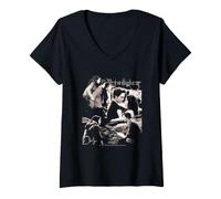 Femme Twilight Saga Romantic Couple Scene Collage T-Shirt avec Col en V
