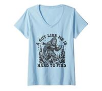 Femme Un Bigfoot drôle, Un Gars comme Moi, est Difficile à trouver dans la forêt T-Shirt avec Col en V