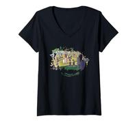 Femme Un Dimanche après-midi sur La Grande Jatte T-Shirt avec Col en V