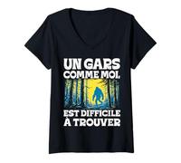 Femme Un Gars comme Moi Est Difficile À Trouver T-Shirt avec Col en V