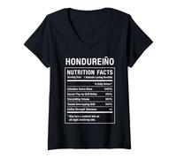 Femme Un Gars hondurien drôle, Honduras Roots T-Shirt avec Col en V