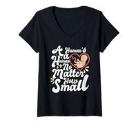 Femme Un Humain est Un Humain, Aussi Petit Soit-il, la Lutte Contre l'avortement dans la Vie T-Shirt avec Col en V