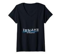 Femme Un Patient chuchoteur de détenus - Exécution des peines T-Shirt avec Col en V