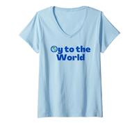 Femme Un Spectacle Yiddish Amusant pour Le Monde T-Shirt avec Col en V