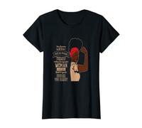 Femme Unapologetic Black History months BLM Mélanine pour femme afro T-Shirt