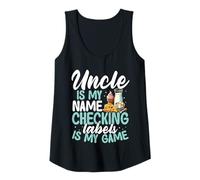 Femme Uncle Is My Name, Vérifier les étiquettes est mon jeu Débardeur