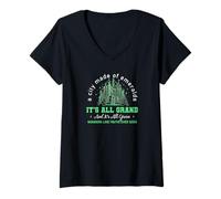 Femme Une ville faite de merveilles émeraudes comme vous l'avez jamais vu T-Shirt avec Col en V