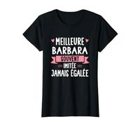 Femme Unique Humour Cadeau Personnalisé Prénom Barbara T-Shirt