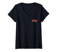 Femme Universal Epic Universe Isle of Berk Open Portal Two Sided T-Shirt avec Col en V