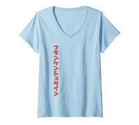 Femme Universal Monsters Classic Anime Frankenstein Front & Back T-Shirt avec Col en V