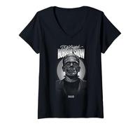 Femme Universal Monsters Frankenstein The Original Horror Show T-Shirt avec Col en V