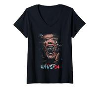 Femme V/H/S/94 Key Art T-Shirt avec Col en V