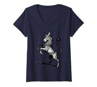 Femme Valefor Rising Chaos in Motion T-Shirt avec Col en V