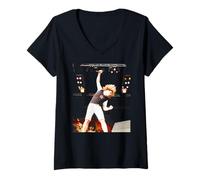 Femme Van Halen Live Balance Tour, période Sammy Hagar 1995 T-Shirt avec Col en V