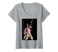 Femme Vanilla Ice Baby Rapper Live 1991 T-Shirt avec Col en V