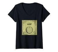 Femme Vanitas vanitatum et Omnia vanitas All is Vanity Emblème T-Shirt avec Col en V