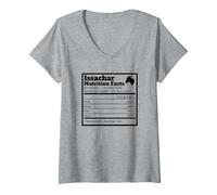 Femme Vêtements israélites hébreux, Issachar, tribu d'Issachar T-Shirt avec Col en V