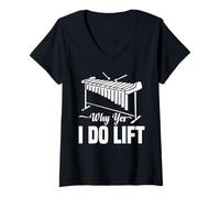 Femme Vibraphone Why Yes I Do Lift T-Shirt avec Col en V