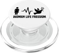 Femme Vie Liberté Iran Iranien Slogan Patriotique PopSockets PopGrip pour MagSafe