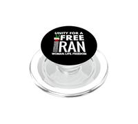 Femme Vie Liberté Iran Unité pour Un Iran Libre PopSockets PopGrip pour MagSafe