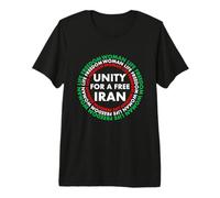 Femme Vie Liberté Iran Unité pour Un Iran Libre T-Shirt Haut de Gamme