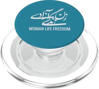 Femme Vie Liberté Iran Zan Zendegi Azadi PopSockets PopGrip pour MagSafe