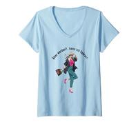 Femme Vieillir ?.. Puis-Je Plus Tard T-Shirt avec Col en V