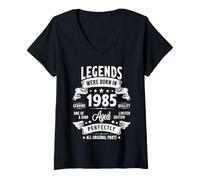 Femme Vintage 1985 40 Year Old Gifts For Men Women 40th Birthday T-Shirt avec Col en V