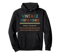 Femme Vintage Dispatcher Definition Knows More Than She Say Sweat à Capuche