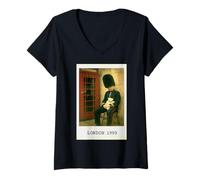 Femme Vintage Guard with Teddy - Chemise Hommage à la Nostalgie de 1999 T-Shirt avec Col en V