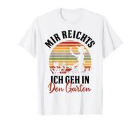 Femme Vintage Jardinier Amateur Mir Reichts Ich Geh in Den Garten T-Shirt