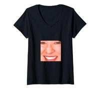 Femme Visage de Sonia Sotomayor de la Cour suprême des États-Unis T-Shirt avec Col en V